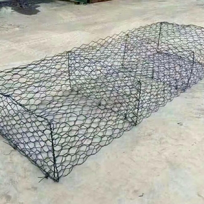 Galfan-beschichtete Gabion-Körbe mit 0,5 mm PVC-Beschichtung Zugfestigkeit 350-550N/mm2