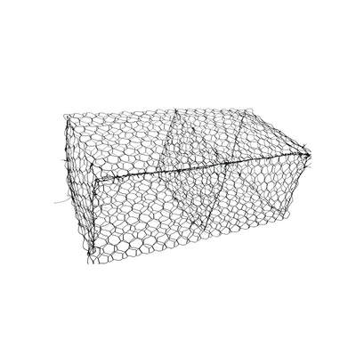 2x1x1m hexagonal gewebter Gabionstahlkorb mit Zn-10%AL Zugfestigkeit 350-550N/mm2