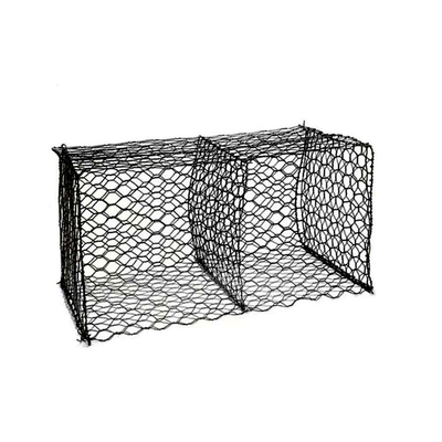 2x1x1m hexagonal gewebter Gabionstahlkorb mit Zn-10%AL Zugfestigkeit 350-550N/mm2
