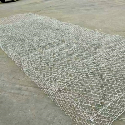 2x1x1m hexagonal gewebter Gabionstahlkorb mit Zn-10%AL Zugfestigkeit 350-550N/mm2