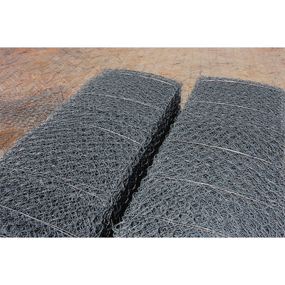 Hohe Zugfestigkeit 3,4 mm Galvanisiertes Gabion-Sechseckengitter zum Schutz der Ufer