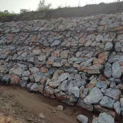Galfanverzinktes Gabion mit Zugfestigkeit 350-550N/mm2