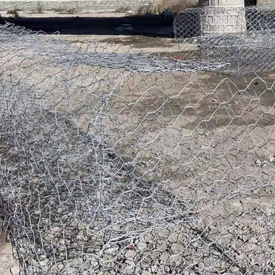Galfanverzinktes Gabion mit Zugfestigkeit 350-550N/mm2