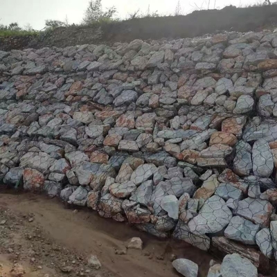 Spotschweißen Gabion-Box verpackt 3,0 mm Hotdip Galvanized Selvedge Draht