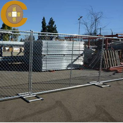 6 * 12ft professionelle robuste galvanisierte temporäre Zaun für die Sicherheit