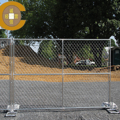 6 * 12ft professionelle robuste galvanisierte temporäre Zaun für die Sicherheit