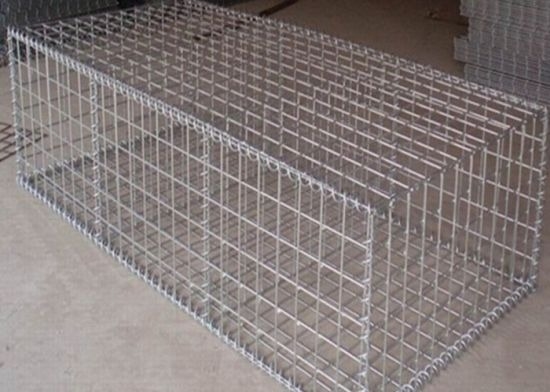 Schweißzaun aus Gabion aus Stahldraht mit doppelter PVC-Beschichtung