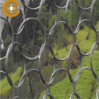 Flexible SNS Soft Rockfall Protection Ring Drahtnetz zum Schutz vor Steilungen