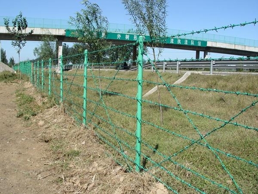 Zugfähiger verzinkter PVC-beschichteter Rasordrahtzaun 2,0-4,0 mm