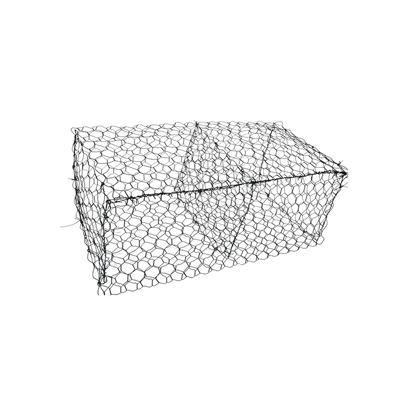 2x1x1m hexagonal gewebter Gabionstahlkorb mit Zn-10%AL Zugfestigkeit 350-550N/mm2