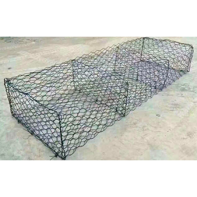 2.2mm Stahldraht PVC beschichtet Galfan Gabion Basket mit individueller Beschichtung Farbe
